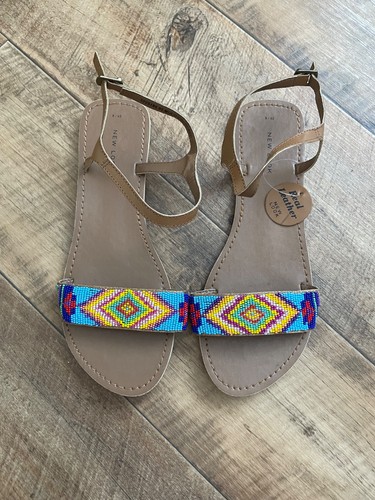New look real leather - look, sandals