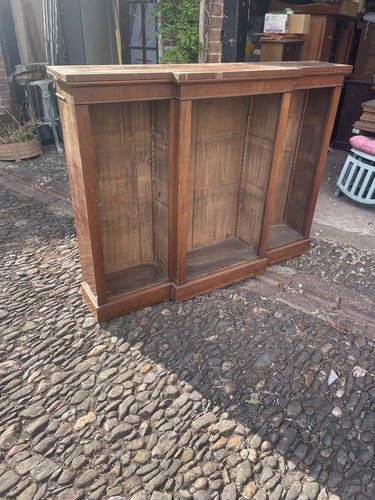 Victorian open front bookcase - victorian,