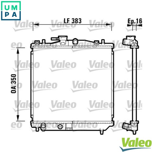Radiator engine cooling 734157 - radiator,