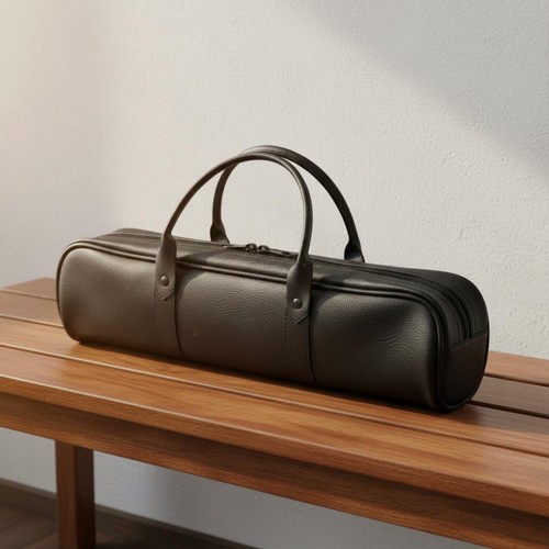 Hole flute case leather - flute,