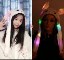 Ms:Bunny Hat Light Up Cute