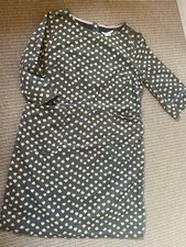 Boden Ladies Cord Green Dress pockets  16 L