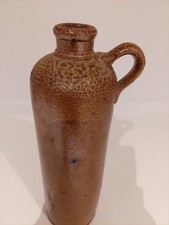 Vtg Portuguese Campos Filhos Aveiro Brown Salt-Glazed Stoneware Bottle 29cm 1kg