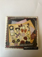 Creative Designs By Karen Summer Garden Craft artist Digikit Cd Rom Papercraft