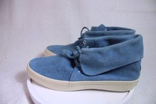 VISVIM Flynt Mid Suede Sneakers shoes mens size 9 color baby blue