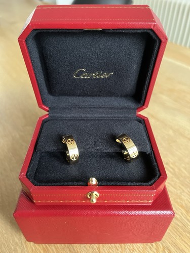 Cartier love hoop - love, earrings