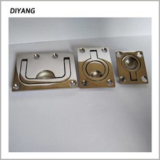 Boat Deck Hatch Latch & Square Grab Handle Stainless Steel Yacht Fittings