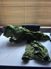 green T-Rex ride-on costume