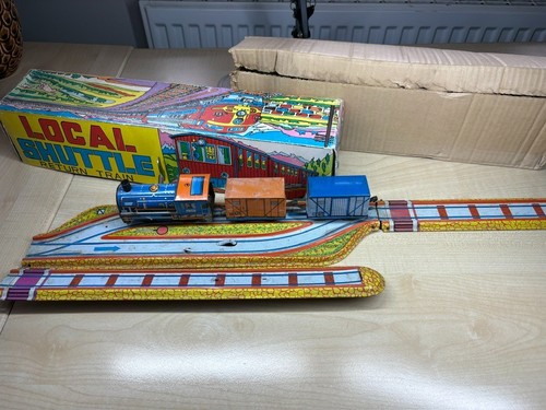 Vintage tinplate train local - vintage,