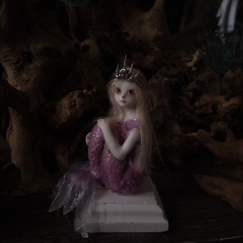 Ooak chalkware mermaid 11 - ooak,
