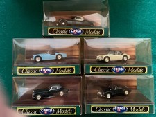 CORGI SPORTS CARS  MG AND JAGUAR CARS BOXED SET OF 5.  IN 1 :43 SCALE