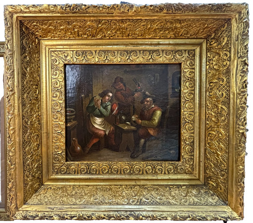 Old master 18th genre scene - old,