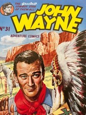 John Wayne Comic 31 Print Printers Proof Walt Howarth World Dist Cowboy Western