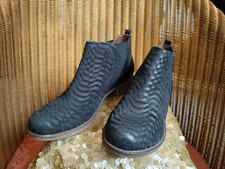 Clarks Colindale Oak Black Interest Style Boots Leather UK 5 EUR38