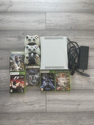 White xbox 360 console - 360, 3
