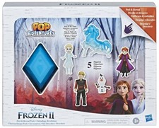 DISNEY FROZEN 2 II POP ADVENTURES PEEL & REVEAL PACK 5 Collectable Figure Set