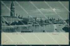 Venice city Riva degli Schiavoni Moonlight postcard MT1758