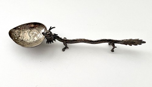 C1850 dragon spoon large - c1850,