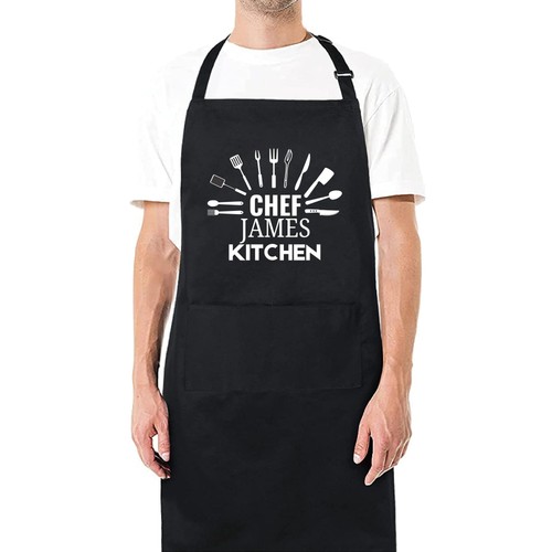 Custom name kitchen apron - custom,