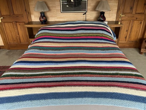 Vintage wool knitted crochet - vintage,