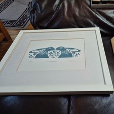 Pair Of Hares Canvas Wall Art Print Framed Picture Decor Living Room Bedroom