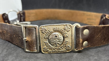 Girl Guide Vintage Leather Belt Uniform 1950s/60s