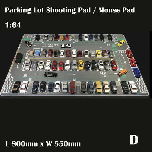 Diorama parking lot - lot, mat