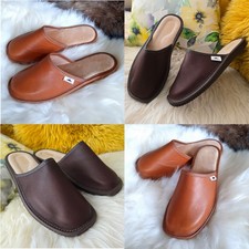 Handmade men leather mule - handmade,