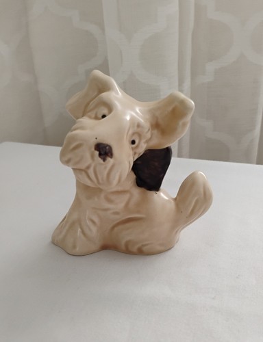 Vintage sylvac dog beige - sylvac,