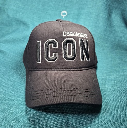 Dsquared2 black baseball cap - black,