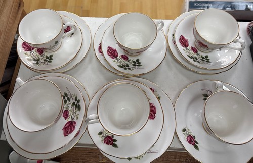 Vintage royal windsor tea set - windsor,