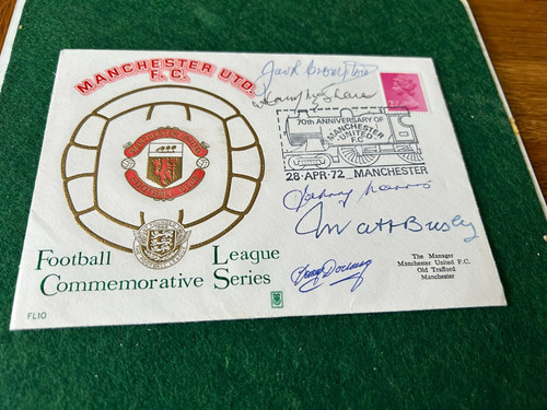 Manchester united cover - manchester, signed