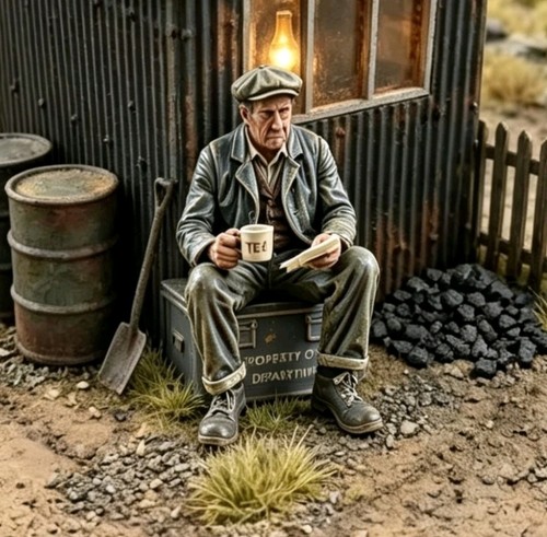 Model railway railroad train - model,