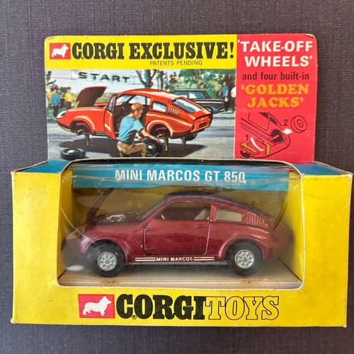 Corgi toys mini marcos 850 - marcos,