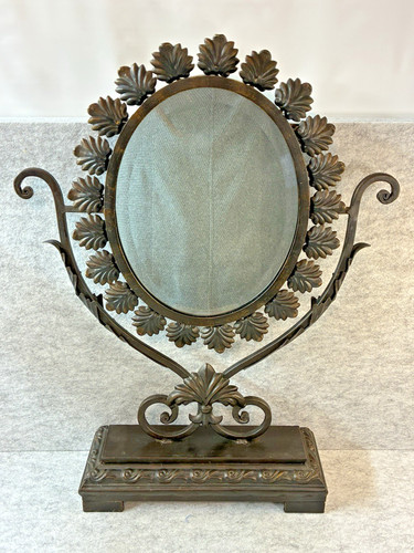 Ornate oval vanity - ornate,