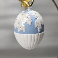 Wedgewood Jasperware Blue Leaf