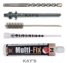 SDS CHEMICAL RESIN FIXING ANCHOR PACK CONCRETE,BRICK,STONE, M8 M10 M12 M16 STUDS