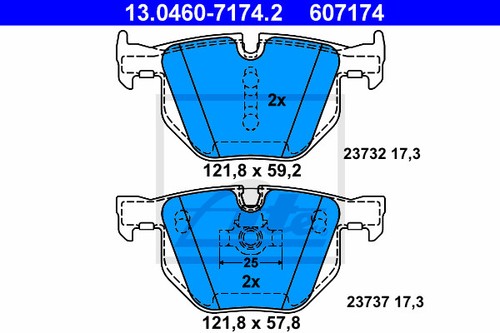 New brake pad set - brake, set,