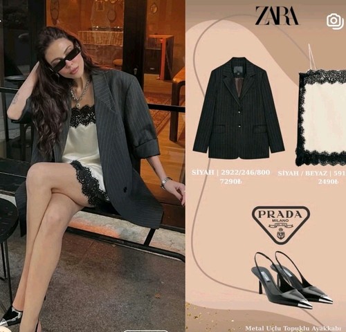 219 zara woman new pinstripe - new,