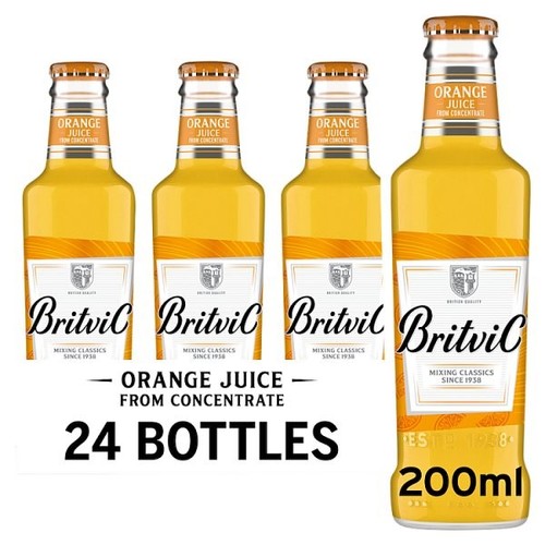 Britvic orange juice bottle - britvic,