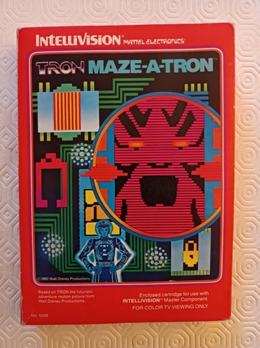 Tron maze intellivision - tron, maze-a-tron