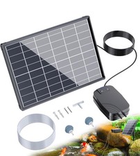 Biling 8W Solar Pond Aerator, Air Pump Fish Ponds with 4400mAh Battery,3 Modes2