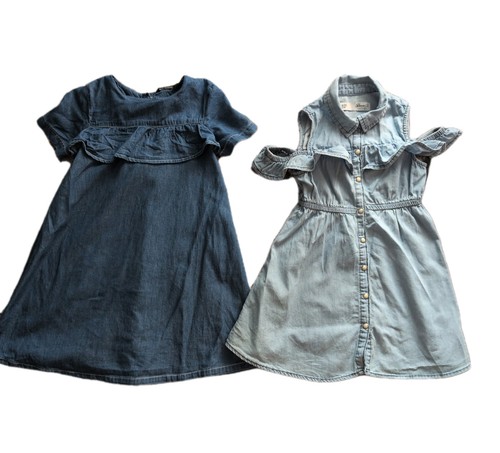 Girls denim dresses age - denim,