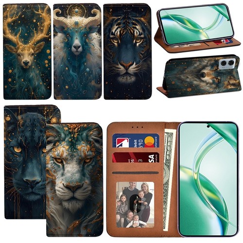 Leather stand phone cover case - stand,