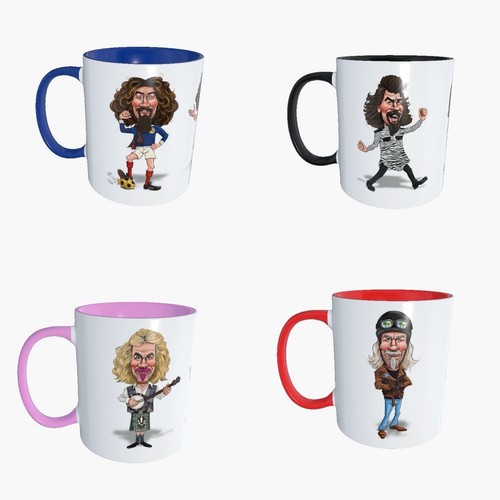 Billy connolly mug cartoon - connolly,