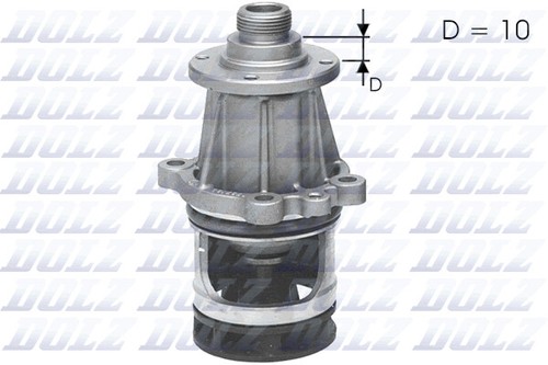 Water pump for bmw e34 - pump, bmw:e34,3