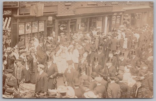 Stalybridge street procession - street,
