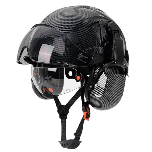 Carbon fiber safety helmet - carbon,