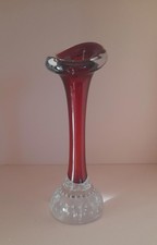 1960s Swedish art glass vase
