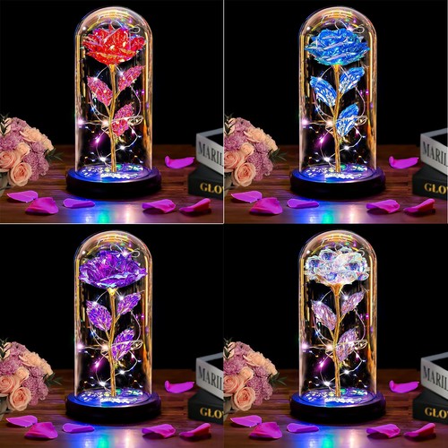 Light flower rose glass - light,